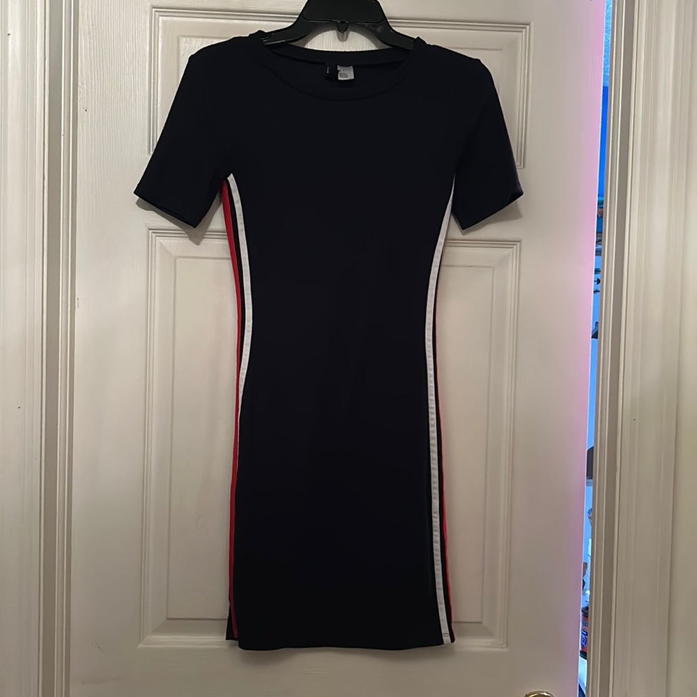 H&M navy dress size small